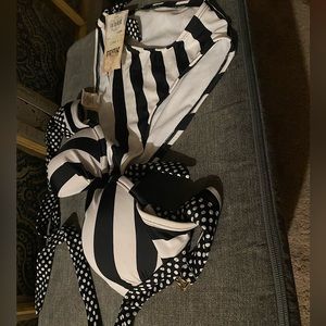 Mudd black and white bikini SET